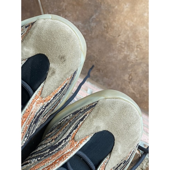 Adidas Yeezy QNTM Amber Tint High Top Sneakers GX1331 Mens Tan Orange Black - Picture 13 of 13